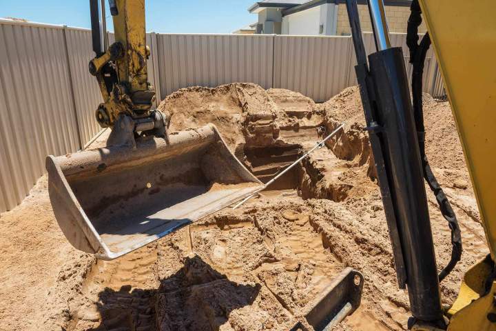 Travaux de terrassement à Laluque